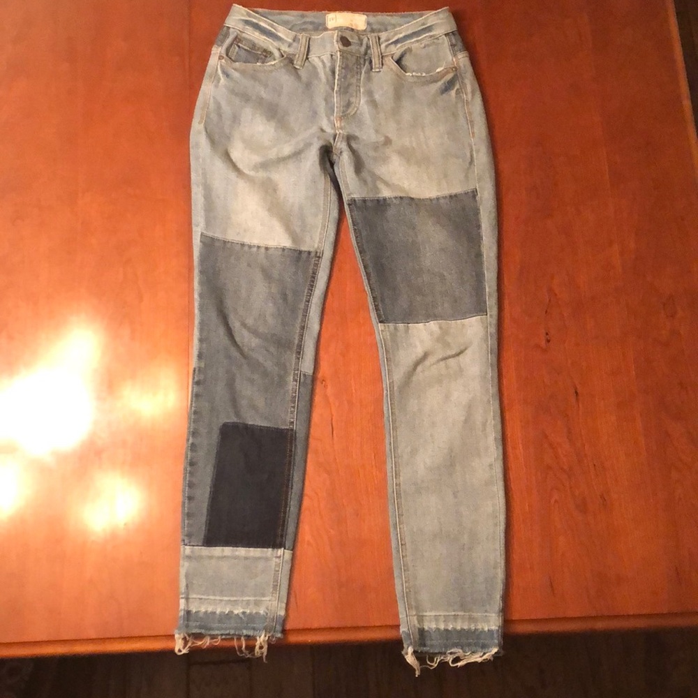Free People Jax Patch Jeans - Picture 2 of 5